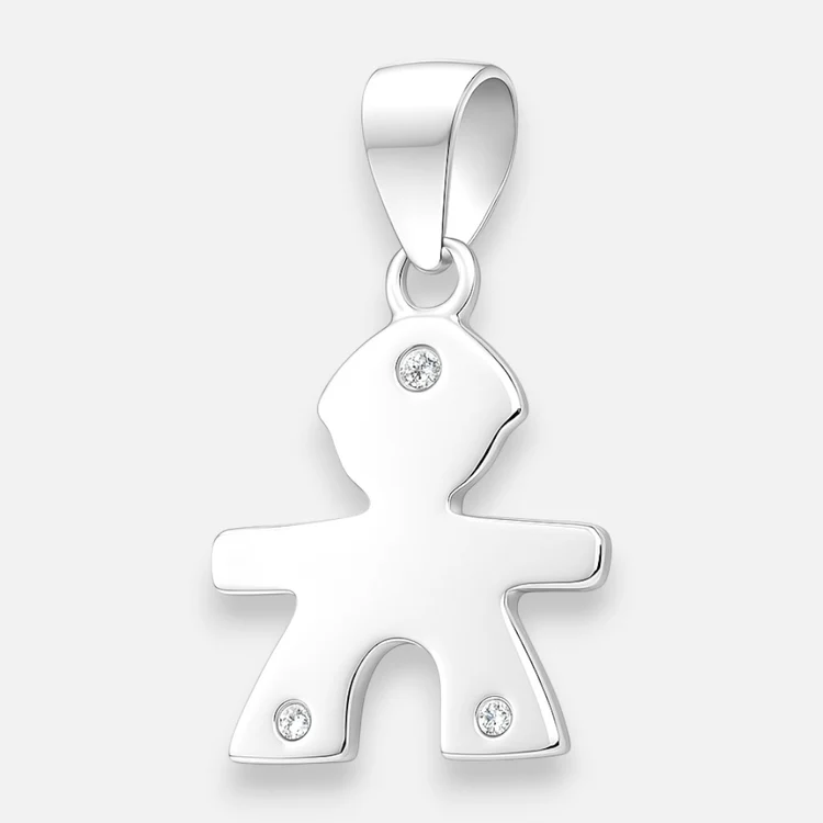 Colgante Niño Circones Plata